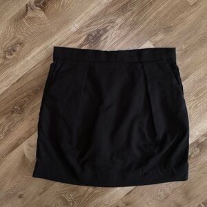 GAP Black Tailored Mini Skirt